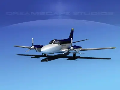 Cessna 404 Titan Executive Connection 3D model