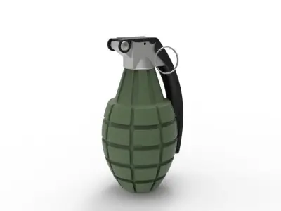 grenade with handle 3D model
