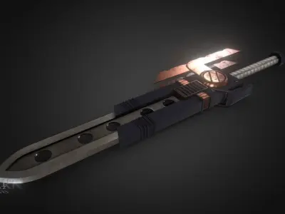 Leviathan Blade Low-poly 3D model