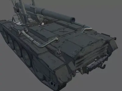 GB29 Crusader 5inch Low-poly 3D model