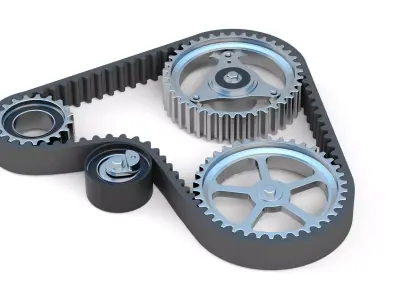 Car Timing Belt 3D model