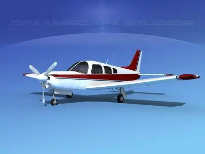 Piper Turbo Arrow 240 V05 3D model