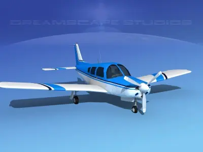 Piper Turbo Arrow 240 V16 3D model