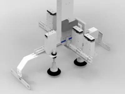 Cantilever multi-axis manipulator 3D model