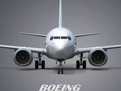 Boeing 737-8 MAX Generic White