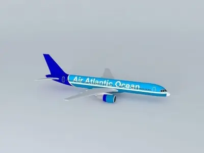 AirAtlanticOcean Boeing 757 200 Free 3D model