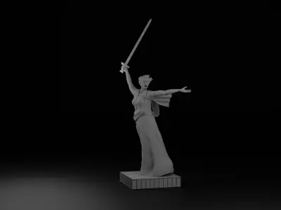 The Motherland Calls 3D model