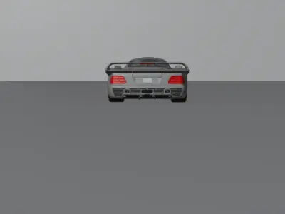 Mercedes-Benz AMG CLK GTR 3D MODEL Free 3D model