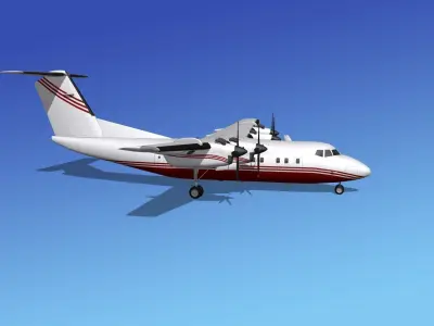 Dehavilland DHC-7 Corporate 2 3D model