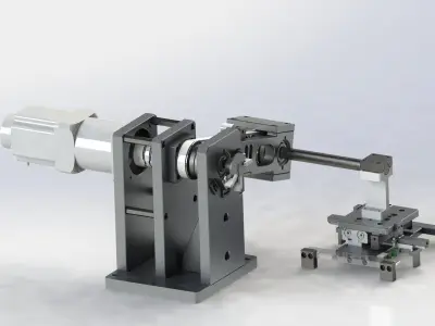 Angle automatic adjustment mechanism 3D model