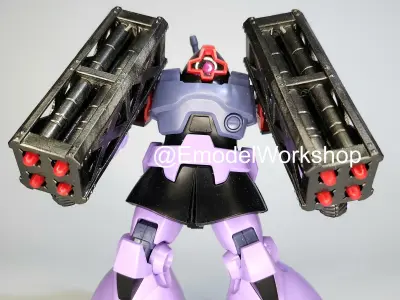 gelgoog high mobility Missile Tank kit 3D print model