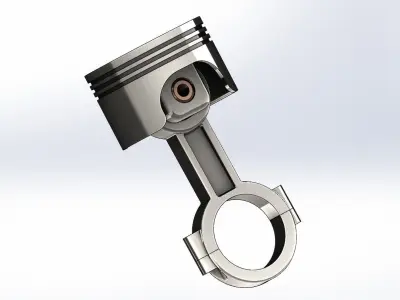 Piston rigged soidowrks 3D model