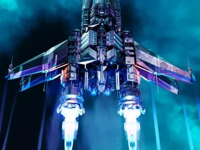 FREE HYPERJET PLUME BY ARTOFVIBRATION Free 3D model