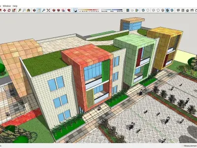 Sketchup Kindergarten B6 3D model