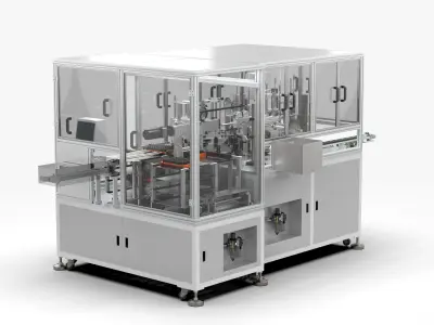 Automatic Micro Rotor Motor Processing and Assembly Machine 3D model