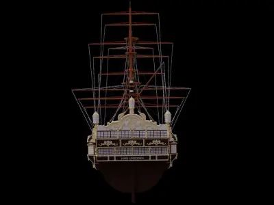 HMS Unicorn 3D model