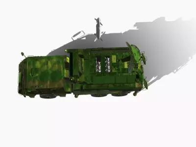 astros 2020 6x6 antiaereo avibras  Low-poly 3D model