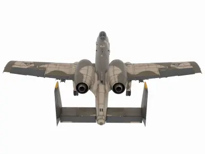 Aircraft02 military jet 3D model