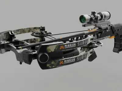 Mission SUB 1 Crossbow - Hero Asset - Realistic 3D model