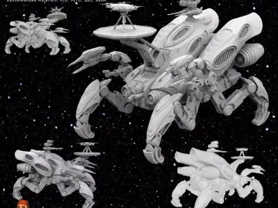 3D Printable Iron Oath Swallow Recon Mechanism 3D model