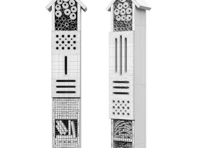 Pollination house 3D model