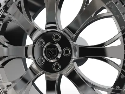 ASANTI AF153 WHEEL 3D MODEL 3D model
