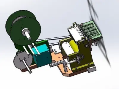 Film laminated module 3D model