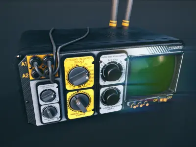 FrequencyForge Console Low-poly 3D model