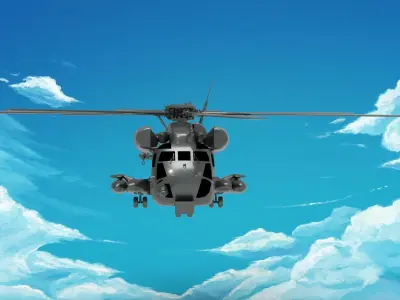 Sikorsky CH-53E Super Stallion 3D model