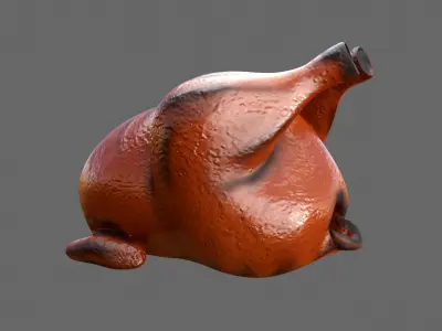chicken Low-poly 3D model