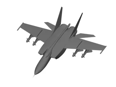 Mig-25 Foxbat 3D model