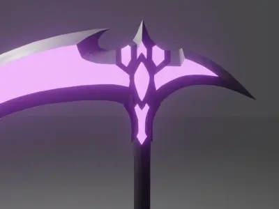 braid scythe 3D model