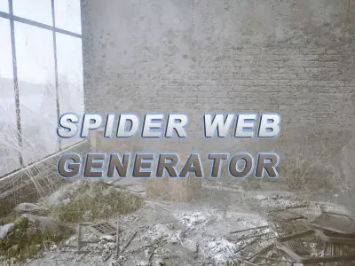 Spider Web Generator 3D model