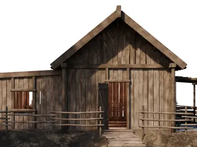 Old House 31 PBR 4K GameReady Low-poly 3D model