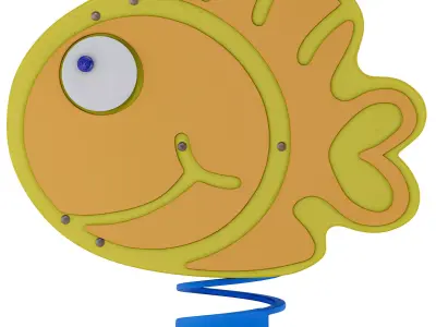 Spring Rocker Fish 3D model