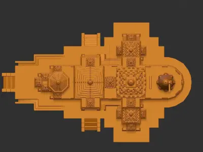 Ram Mandir 3D print model