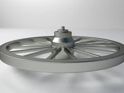 Metal Wheel 3D model
