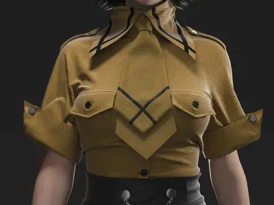 Female Outfit 3D model