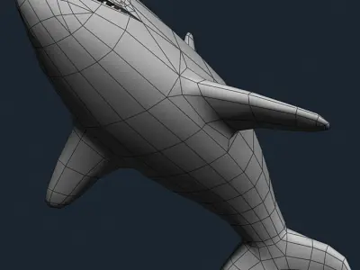 3DRT - Sealife - Orca Killer  Whale Low-poly 3D model