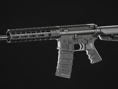 Rearden PRS Muzzle Device Low-poly 3D model