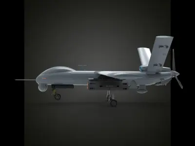 TAI anka UAV 3D model
