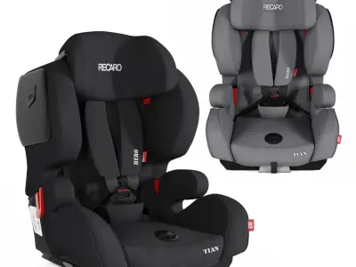 Recaro Baby Car seat 3D model