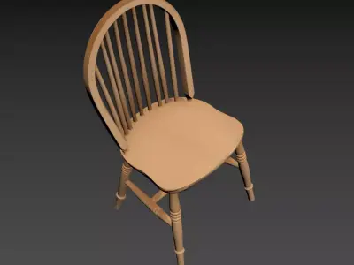 131- Chinese Style Scene - Free 3D Model of Chair 1 Free 3D model