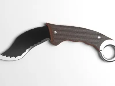 Karambit Knife 3 3D model