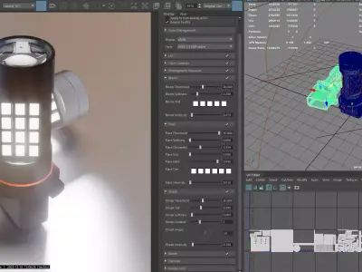 Photorealistic automotive lightbulb collection - item 008 3D model