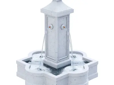Campania - Provence Fountain 3D model
