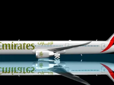 Emirates 787 - 9 Dreamliner 3D model
