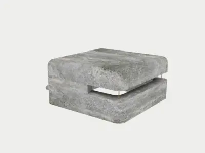 Big bunker Free low-poly 3D model