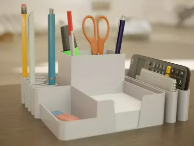 Desk Organizer Free 3D print model
