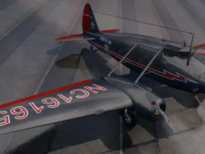 Stinson A1 Trimotor 3D model